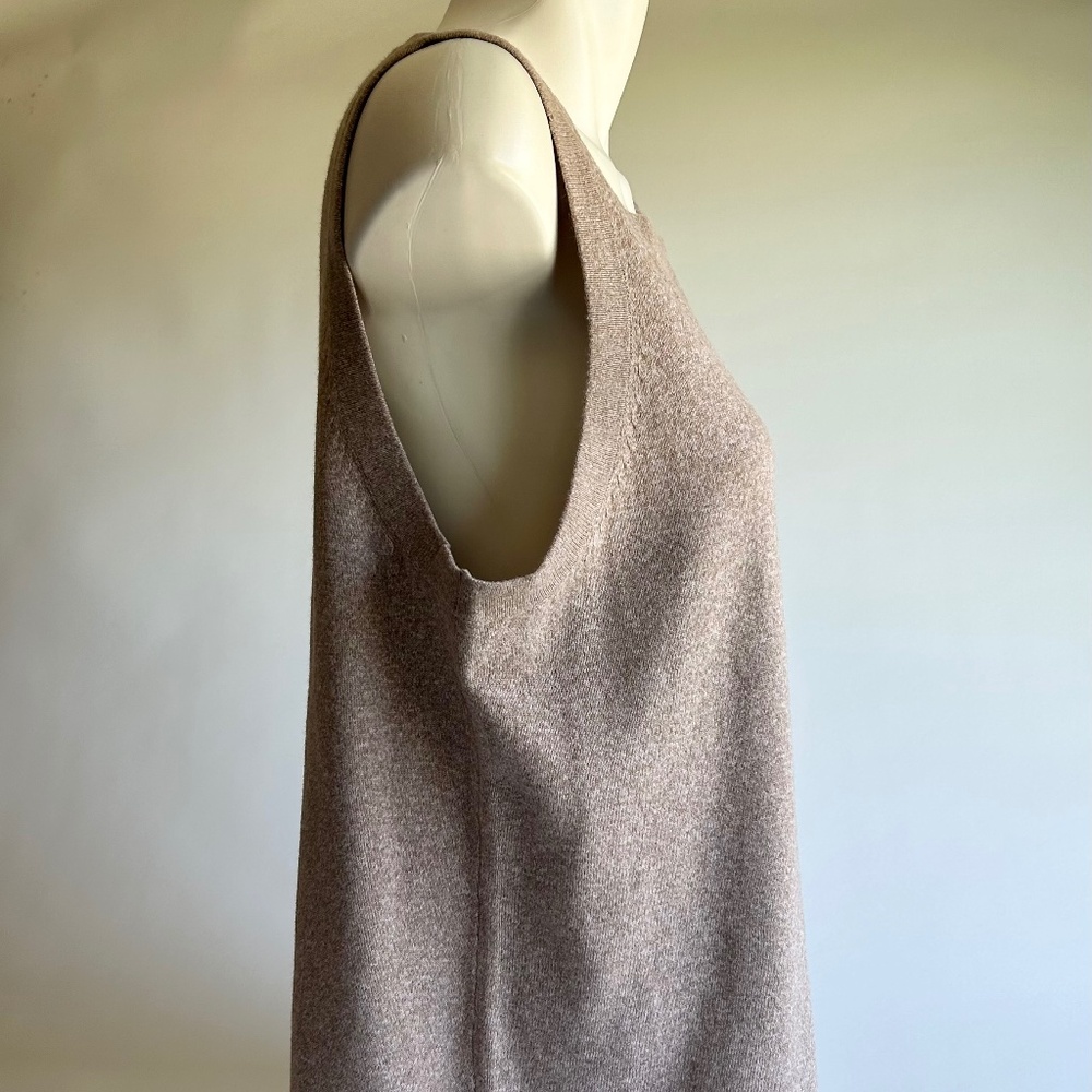 New Vince Camuto Cream Beige Polyester Sleeveless Pullover size XL - Picture 5 of 12